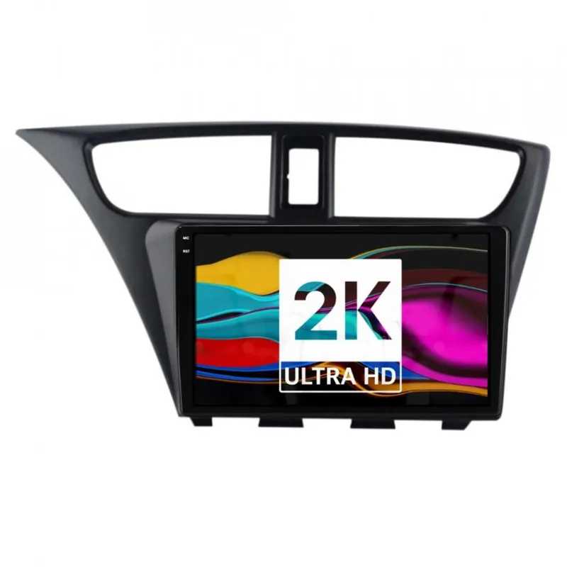 Preț mic Navigatie Android 2K Honda Civic IX Hatchback (2011-2015) cu Android, 2 GB RAM, 32 GB, Ecran QLED 9.5 Inch 2000x1200, CarPlay Wireless, 4G