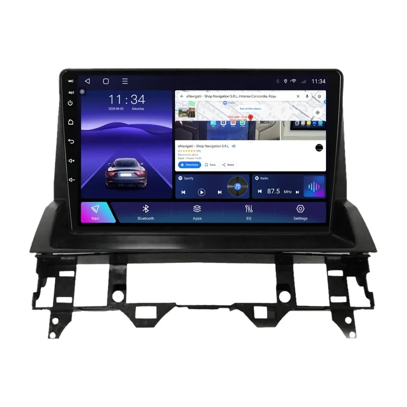 Doar azi Navigatie Mazda 6 (2002-2008) 10 inch cu Android, 4GB RAM, 64GB ROM, Ecran QLED, CarPlay Wireless