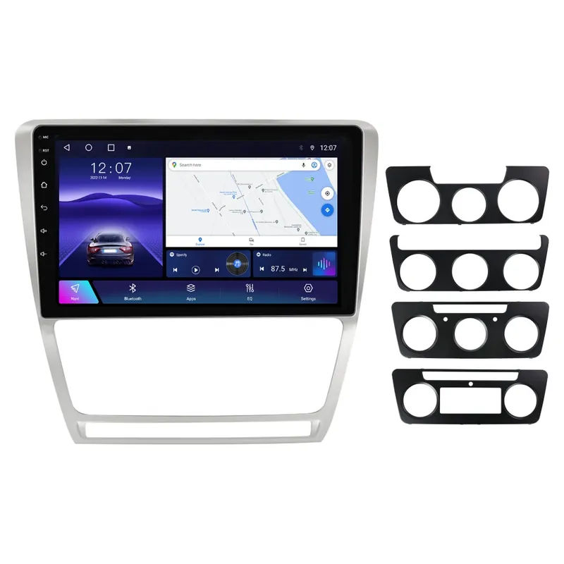 Navigatie Skoda Octavia II (2004-2013) cu Android, 4GB RAM, 64GB ROM, Ecran QLED 10" Touchscreen, CarPlay Wireless, DSP Ofertă de sezon