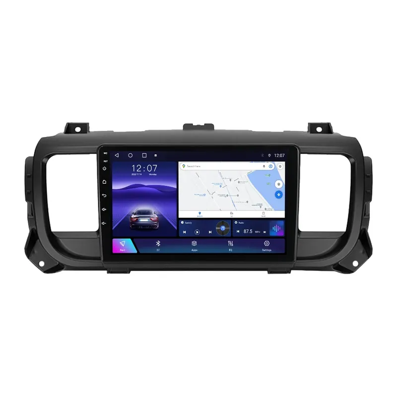 Navigatie Toyota Proace (2016+) cu Android, 4GB RAM, 64GB ROM, Ecran QLED 9" Touchscreen, CarPlay Wireless, DSP Reducere specială