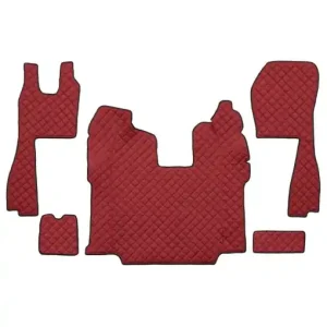 Livrare rapidă Set covorase/presuri F-CORE, Scania R Automat, culoare rosu, piele ecologica, an fabricatie 2010-2016