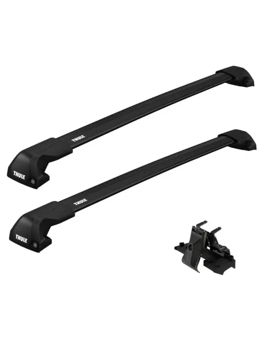 Vezi acum Bare transversale Thule Evo Flush Edge Black dedicate pentru Nissan X-Trail 5-dr SUV 2021- cu bare longitudinale integrate
