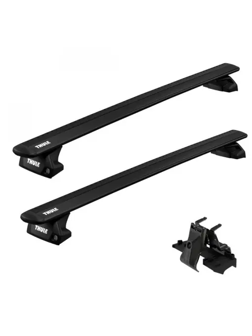 Livrare rapidă Bare transversale Thule WingBar Evo Flush Black dedicate pentru BMW X3 5-dr SUV 2025- cu bare longitudinale integrate