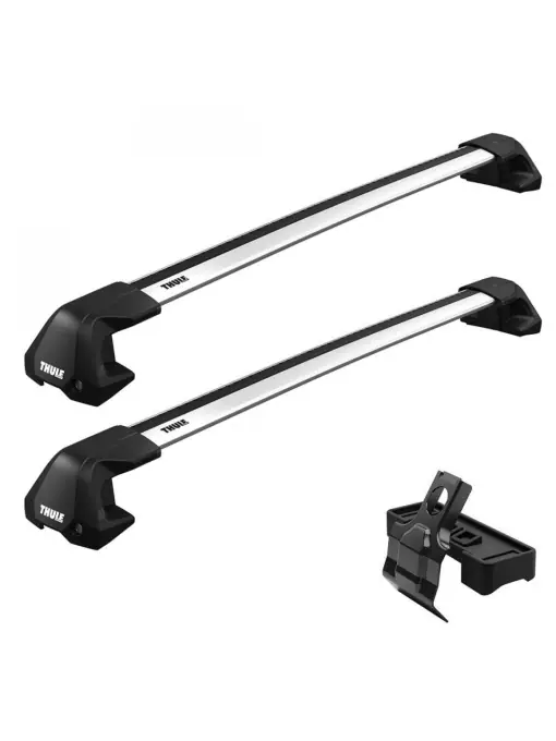 Promoție Bare transversale Thule WingBar Edge Clamp Silver dedicate pentru HYUNDAI Ioniq 5 5-dr SUV 2021- prezent cu plafon normal