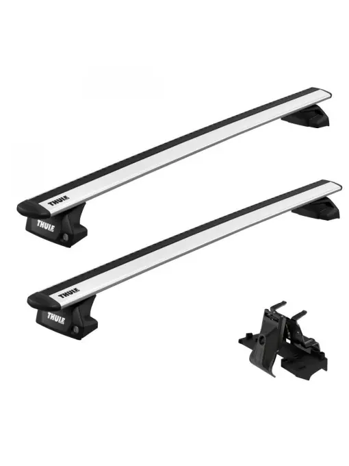 Ofertă Bare transversale Thule WingBar Evo Flush Silver dedicate pentru Skoda Superb 5-dr Wagon 2024- cu bare longitudinale integrate