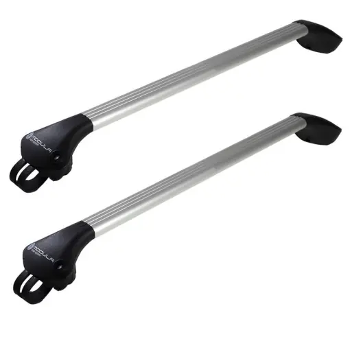 Retur gratuit Bare transversale Modula Oval Bar Aperto gri, compatibile cu Ford Mondeo III Wagon 2007-2010 cu bare longitudinale
