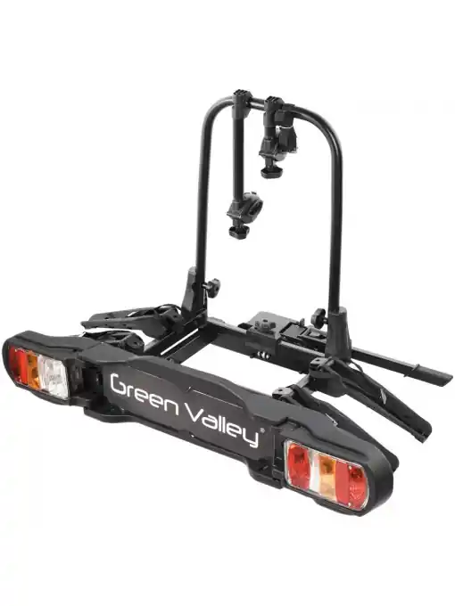 Suport 2 biciclete Green Valley DISCOVERY (3 cu adaptor) cu prindere pe carligul de remorcare Ofertă specială