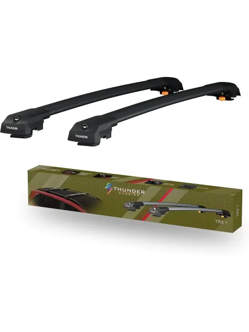 Calitate înaltă Set bare transversale portbagaj de tip Wingbar, TRX1-106-106, Culoare argintie, dedicate pentru HOLDEN FRONTERA 1992-1998