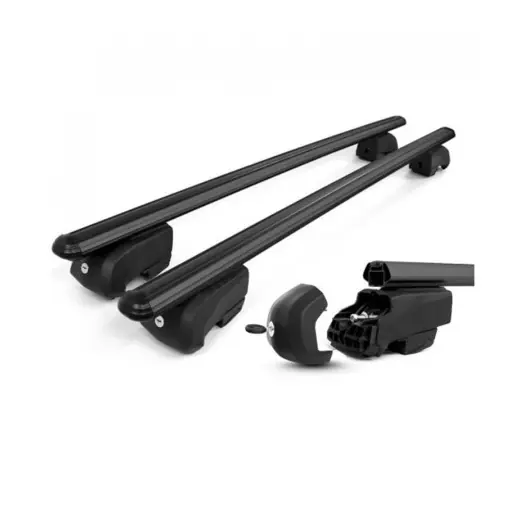 Set bare transversale portbagaj Omtec Bold Bar V2, culoare neagra, dedicate pentru HYUNDAI TUCSON (TL) SUV 15-20 Preț redus