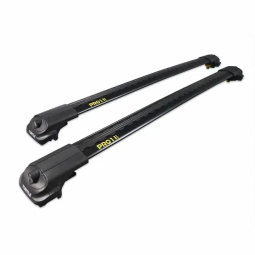 Calitate înaltă Set bare transversale portbagaj Turtle Air-v1, culoare neagra, dedicate pentru SSANGYONG REXTON (Y250) SUV 06-12 ,sistem prindere pe bare