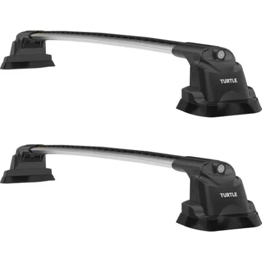 Cel mai bun preț Set bare transversale portbagaj Turtle Air-v3, culoare argintie, dedicate pentru BMW 4-SERIES (F32) COUPE 14-19