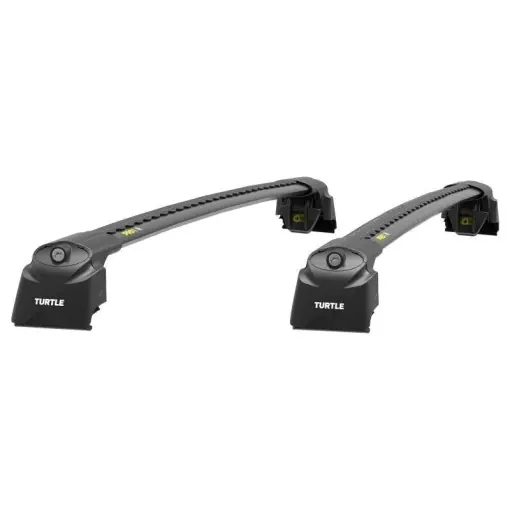 Bestseller Set bare transversale portbagaj Turtle Air-v2, culoare neagra, dedicate pentru VOLKSWAGEN TIGUAN R-LINE (5N) SUV 20-
