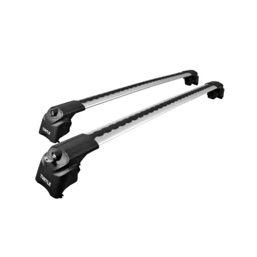 Calitate înaltă Set bare transversale portbagaj Turtle Air-v1, culoare argintie, dedicate pentru MERCEDES M-CLASS (ML-W166) SUV 12-19 ,sistem prindere pe bare