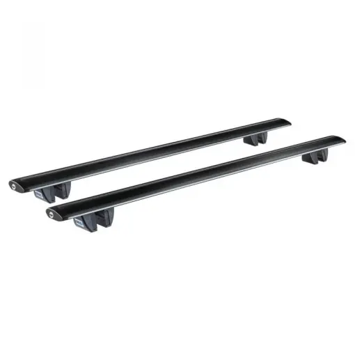 Bare transversale din aluminiu Cruz Airo R Black pentru Mercedes GLK (X204) 2012-2015 cu bare longitudinale Livrare expres