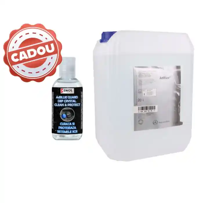 Reducere specială AdBlue Mercedes 20 litri + Cadou Aditiv Adblue anticristalizant pentru 10L AdBlue Guard