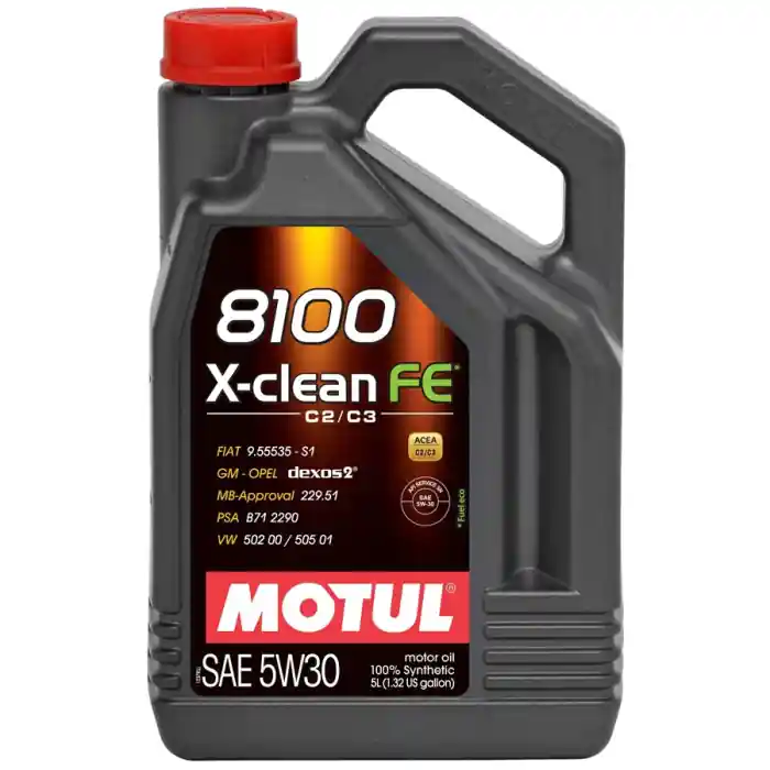 Cel mai vândut Ulei motor MOTUL 8100 X-CLEAN FE 5W30 5L