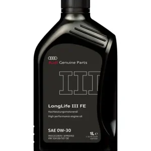 Ulei motor AUDI LONGLIFE III FE 0W30 1L VW 504 00/ 507 00 Preț promoțional