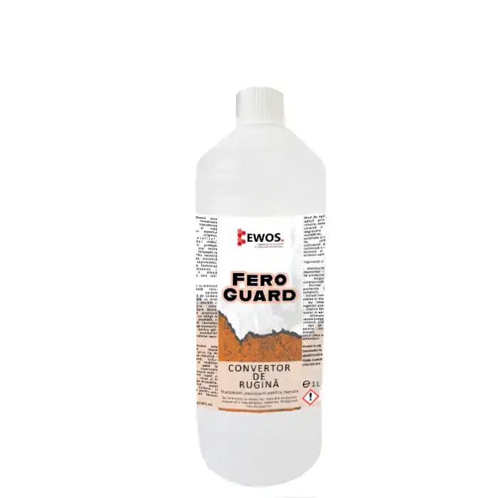 Convertor neutralizare rugina concentrat, solutie agent pasivizant, Fero Guard Ewos, 1L Cel mai bun preț