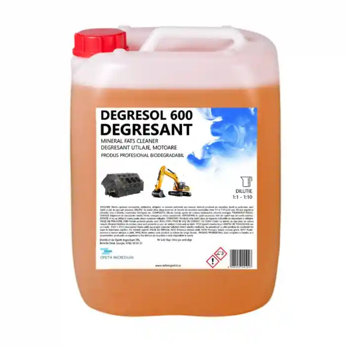 Comandă acum DEGRESOL 600 Degresant utilaje, motoare - 25Litri