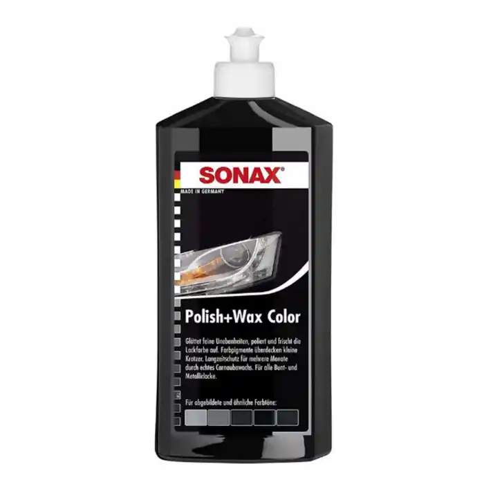 Reducere Polish la culoare cu ceara Sonax Nanopro, negru, 250ml
