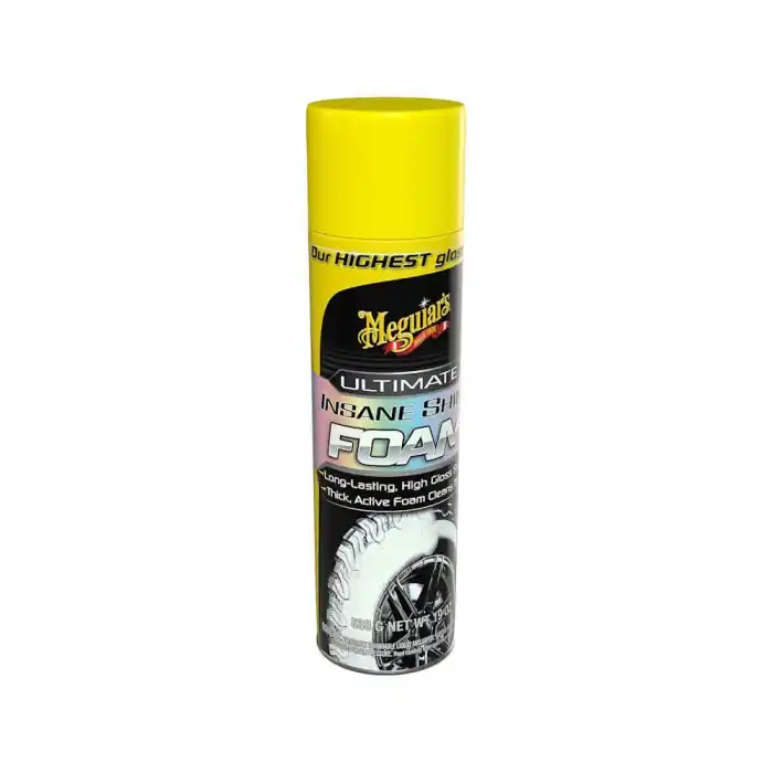 Spuma curatare si protectie anvelope Meguiar's Ultimate Insane Shine Foam, 538g Promoție