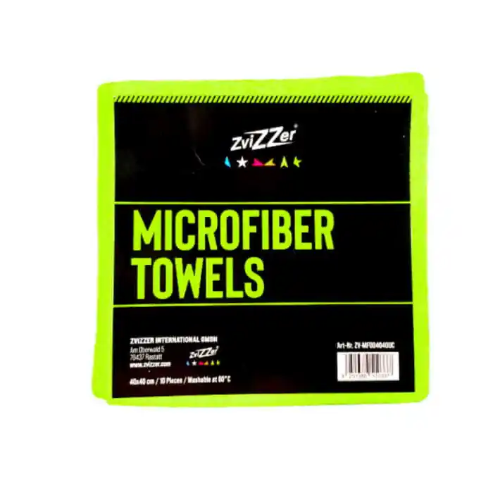 Vezi acum Lavete microfibra profesionale ZviZZer Microfiber Cloth, 40x40cm, verzi, set 10 buc