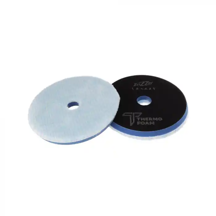 Burete polish mediu cu blana hibrida Zvizzer Thermo Hybrid Pad 15mm Medium, albastru Transport gratuit