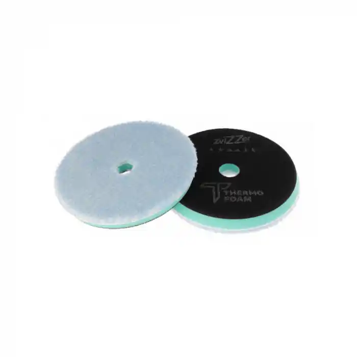 Nu rata Burete polish abraziv cu blana hibrida Zvizzer Thermo Hybrid Pad 15mm Hard, verde