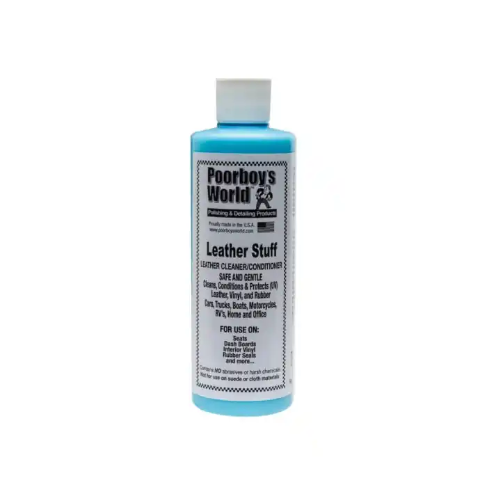 Ofertă exclusivă Solutie curatare si hidratare piele Poorboy's World Leather Stuff, 473ml