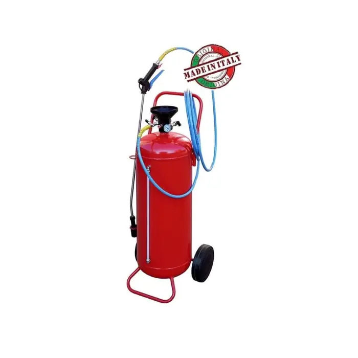 Ieftin Nebulizator cu spumare metalic vopsit Lanzoni, protectie interioara epoxi plastifiat, capacitate 50L