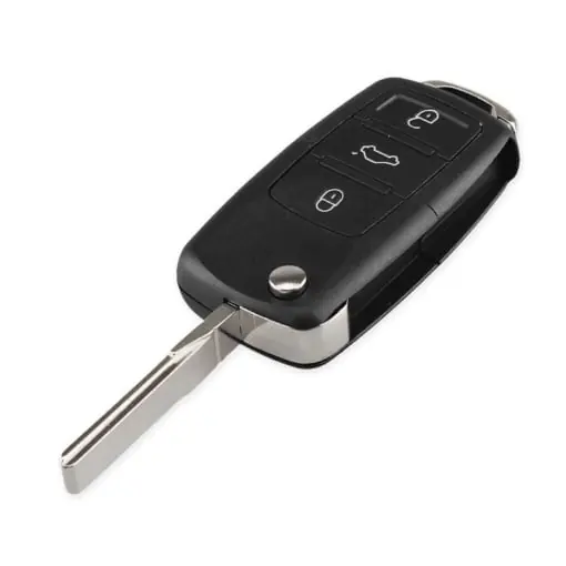 Bestseller Carcasa Cheie Auto Techstar® compatibila cu Volkswagen VW Golf, Polo, Passat, Touran, Transporter, EOS, 3 Butoane
