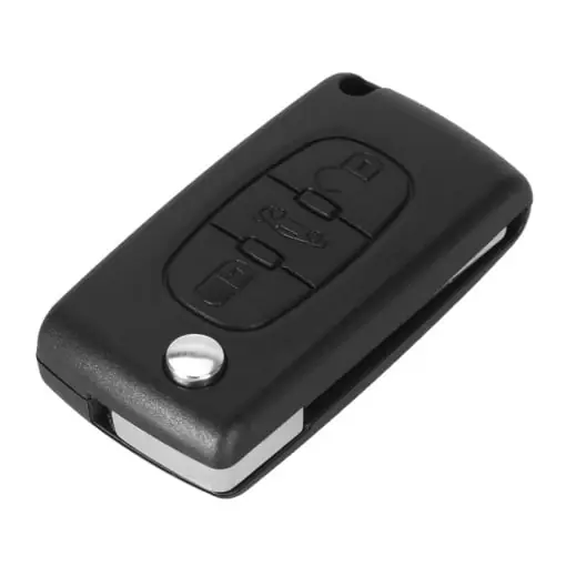 Carcasa Cheie Auto Techstar® compatibila cu Peugeot, Citroen, 207,307, 407, C2, C3, C4, C5, C6, C8, cu 3 Butoane, VA2, CE0536 Retur gratuit