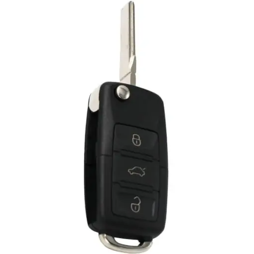 Cheie Auto Completa Techstar® compatibila cu Volkswagen EOS, Polo, Golf, Altea, Leon, Octavia, 433Mhz, 1K0 959 753 G, ID48, 3 Butoane Premium