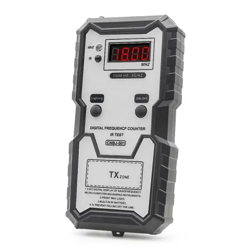 Tester Digital de Frecventa pentru Telecomenzi Auto Techstar, Inalta Precizie, 100M HZ to 1G HZ, IR, Lumina LED Livrare gratuită