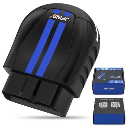 Tester diagnoza auto OBD2 JFIND JF327 Pro cu Bluetooth 5.0, citire si stergere coduri eroare, live data, aplicatie Android iOS Ofertă