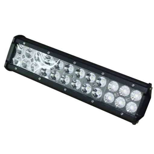 Bara proiectoare LED Auto Offroad Techstar® PNG2, 72W, 12V-24V, 6000 K, 5280 Lumeni, IP 67, 36 cm, Flood Beam 60° cu Leduri CREE XBD, Negru Super ofertă