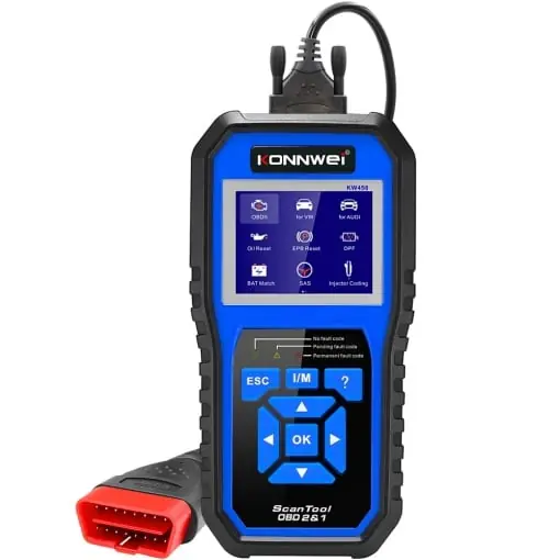 Discount Tester Diagnoza Auto KONNWEI KW450 Full OBD2, cu Functii Multiple pentru Gama VAG (VW, Audi, Skoda, Seat)