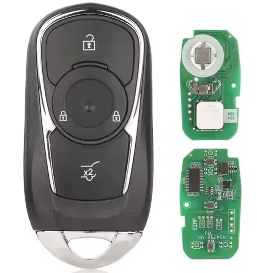 Cheie auto Completa Programabila, Techstar, cu 4 Butoane HYQ4EA 433.92 MHz Telecomanda Smart cu Cip ID46 pentru Opel Astra K Insignia, Lama neprelucrata Reducere