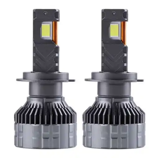 Ofertă specială Set 2 LED-Uri Auto Techstar® P18, H7, 300W, 45000 Lumeni, 6500K, 12-24V, Unghi Fascicul 360°, CSP 4575, Canbus, Radiator Aluminiu, Racire Cooling Tech, Argintiu