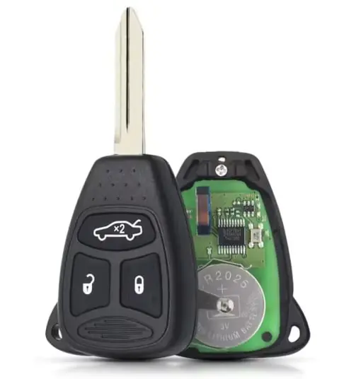 Cheie auto telecomanda 433MHz, 3 butoane, ID46 PCF7941, KOBDT04A, cu electronica si baterie, compatibila Chrysler 300, Dodge Charger/Durango, Jeep Grand Cherokee Ieftin