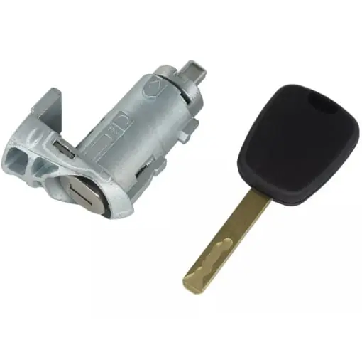 Transport gratuit Cilindru incuietoare usa stanga fata cu 1 cheie compatibila cu Renault Clio III, Trafic III, Master III, Kangoo | Echiv OE 7701209836