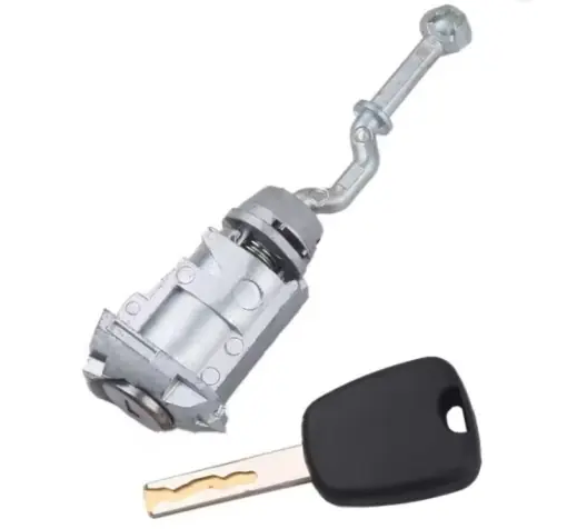 Cilindru incuietoare auto Techstar, compatibila Citroen C4L, Peugeon 407, usa stanga sofer cu 1 cheie, OE 9170Y0/9170Y1 Comandă acum