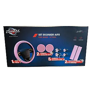 CARMAX LADY SET DECORATIE AUTO 10 BUC Transport gratuit