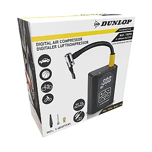 Cumpărături sigure DUNLOP COMPRESOR DE AER DIGITAL 10BAR CU ACUMULATOR 4000MAH