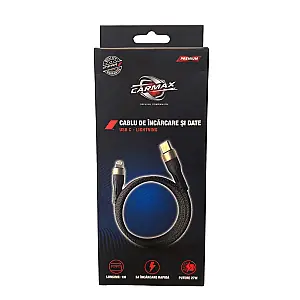 CARMAX CABLU DE INCARCARE 1M TYPE-C/LIGHTNING 27W Mai ieftin