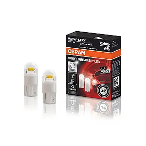 Lichidare de stoc OSRAM BEC LED W5W NIGHT BREAKER DUOBOX