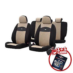 Set husa scaun Otom Smart 11 buc - bej Bestseller
