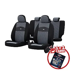 Reducere extra Set husa scaun Otom Smart 11 buc - gri