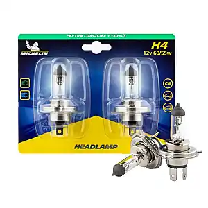 BEC 12V 60/55W H4 EXTRA LONG. 130% MICHELIN 2BUC Transport gratuit