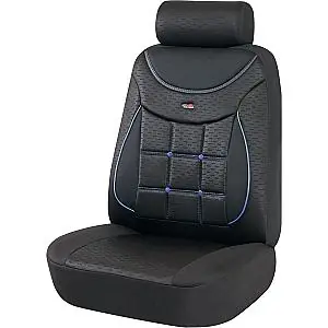 Huse scaun universale Otom Silver 613 - Negru / Albastru Ieftin